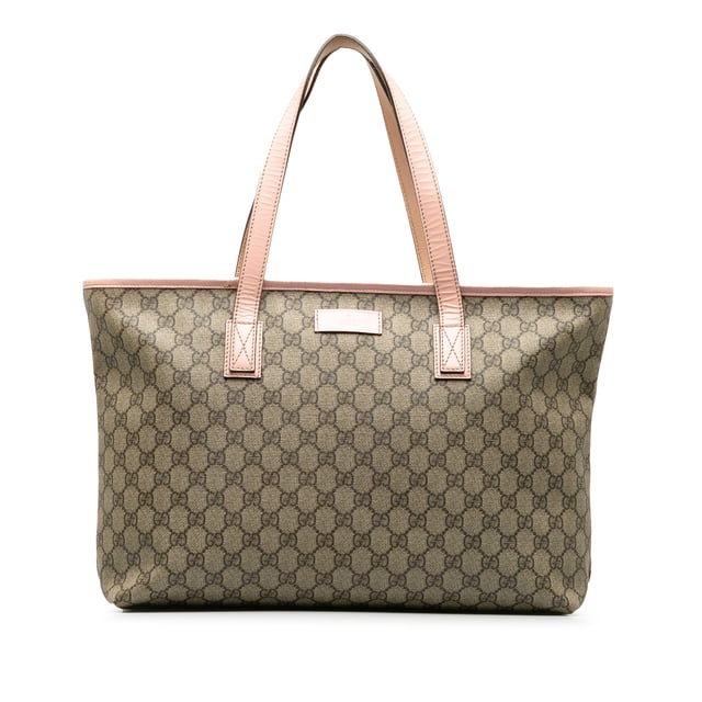 Vintage Gucci Medium GG Supreme Joy Tote Brown