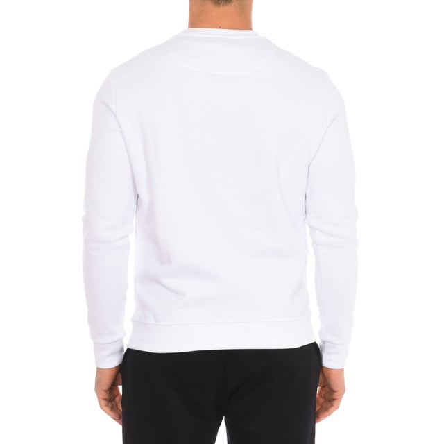 Sweatshirt North Sails.
 Ribbed crew neck.
 Brand print on the front.
 Brand logo on one sleeve.
 Ribbed cuffs and waistband.
 Seams seen in tone.
 Composition: 60% Viscose, 35% Nylon, 5% Elastane
 Care:
Wash at maximum temperature 30º.
 Iron at medium temperature.
 Do not use bleach.
 Do not use dryer.
 Do not dry clean.