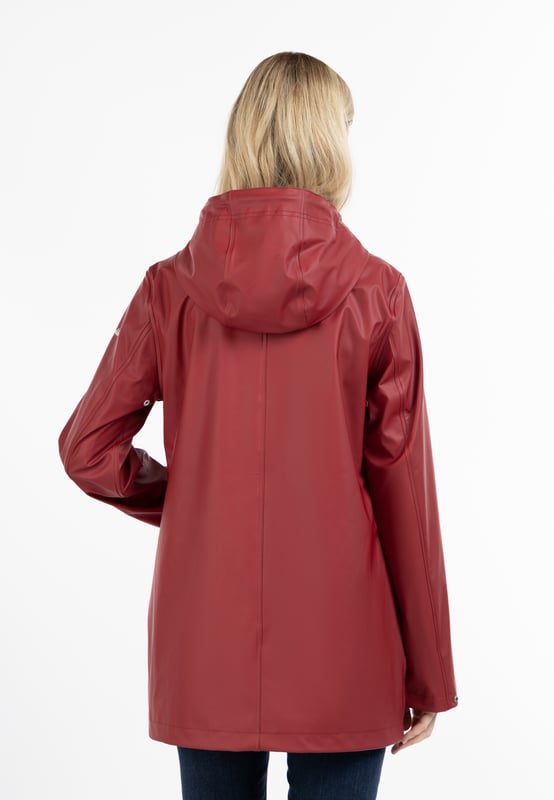 Schmuddelwedda Regenjacke Damen dunkelrot