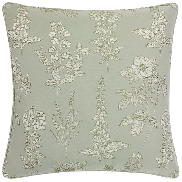 Stunningly detailed and intricately woven, the elegant Sophia cushion is adorned with a clean-lined botanical pattern, embroidered on soft jacquard fabric. Complete with piped edging, this reversible cushion is available in a range of evergreen tones which will add a fresh, sophisticated look to your home.