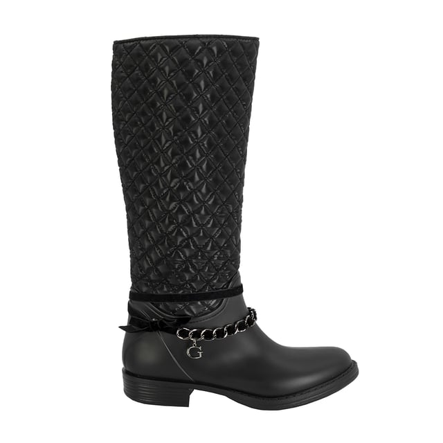 Guess,FLRAL3RUB11-BLACK-36,Als je het ideale merk zou willen creëren, zou je wellicht de legendarische Hollywood glamour willen combineren met een vleugje natuurlijke Franse elegantie. Dit is nu net wat de Marciano broers, iets meer dan 40 jaar geleden, hebben gedaan toen ze Guess oprichtten. Sindsdien is de groep uitgegroeid van een pionier op vlak van denim tot een wereldwijde lifestyle.