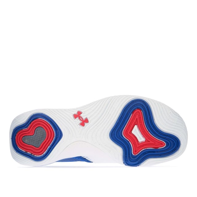 Men s Under Armour UA Embiid One Basketball Shoes in White royal