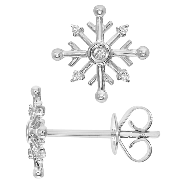18K (750) White Gold: 3.5gr; # Diamond: 0.03ct