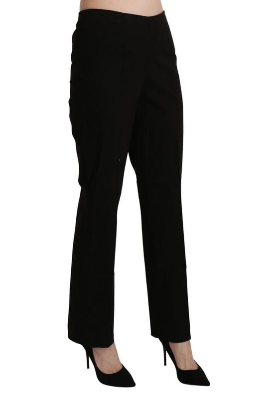 Brand: BENCIVENGA
  Condition: Brand new with tags
  Authenticity: 100% Authentic
  Model: High Waist Straight
  Color: Black
  Material: Cotton
  Closure: Zipper
  Logo details
  Origin: Made in Italy