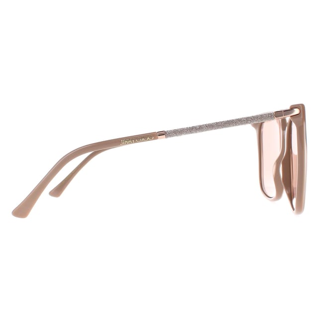 Jimmy Choo Square Womens Nude Pink Flash Silver Mirror SCILLA/S  Sunglasses are a modern square frame, enhancing your facial features while providing optimal sun protection. The high-quality acetate material used in their construction ensure durability and comfort, making them the ideal companion for both everyday wear and special occasions. The Jimmy Choo logo features on the slender temples for brand authenticity.
