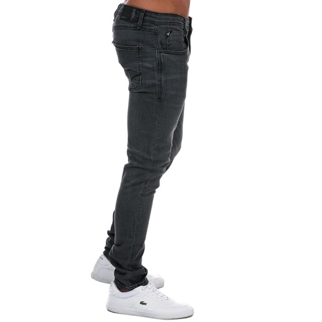 Mens Duck and Cover Maylead Grey Wash Slim Fit Jeans in Denim.- Zip fly.- Five pocket design.- Faded detail to front.- Slim fit- Dark Wash.- Belt loops to waist.- Branded patch to reverse waist.- Short inside leg length approx. 30 inch  Regular inside leg length approx. 32 inch  Long inside leg length approx. 34 inch.  - 99% Cotton  1% Elastane. - Ref: DC2B114093DWMeasurements are intended for guidance only