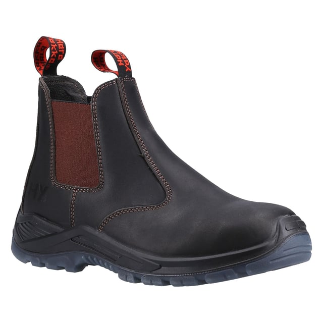 Der Banjo Zwickelstiefel zum Anziehen bietet Stil und Komfort. Er ist mit einem wasserabweisenden Obermaterial aus Vollnarbenleder, einer PU-Zwischensohle und einer recycelten TPU-Laufsohle ausgestattet, die vom Global Recycle Standard (GRS) anerkannt ist.