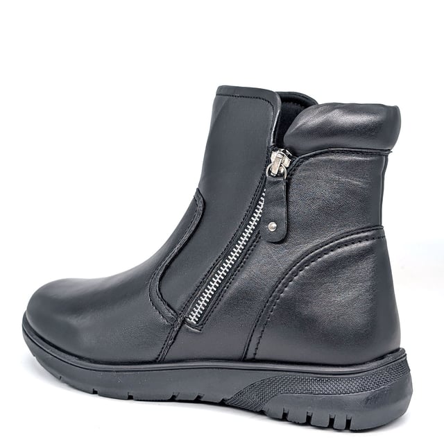 Discover the Dr Keller Laurel Zip Up Ankle Boots, offering a stylish yet comfortable style with a double zip fastening to slip the boots on & off with ease. These soft leather boots offer a wide fit and are perfect for both smart & casual occasions alike.