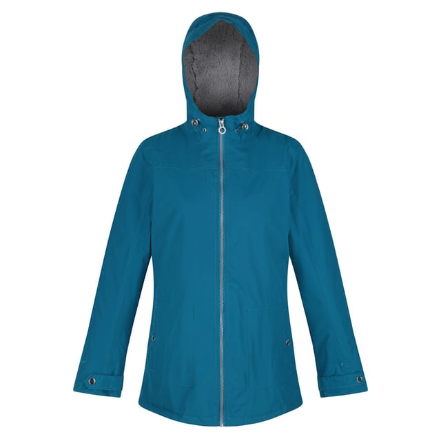 Regatta Womens/Ladies Bergonia II Hooded Waterproof Jacket (Gulfstream)