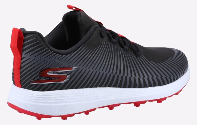 Experience walking comfort on the course with the Skechers GO GOLF Max - Bolt shoe. Lace up golf shoe features a water repellent design with a spikeless outsole, plus lightweight ULTRA FLIGHT cushioned midsole and Goga Max comfort insole.
- Lightweight, responsive ULTRA FLIGHT cushioning- High-rebound Goga Max cushioned insole based on comfortable Skechers GOwalk Max design- Water repellent protection- Smooth jersey mesh fabric with 3D print haptic synthetic overlays- Durable grip TPU outsole- Skechers GO GOLF logo detail