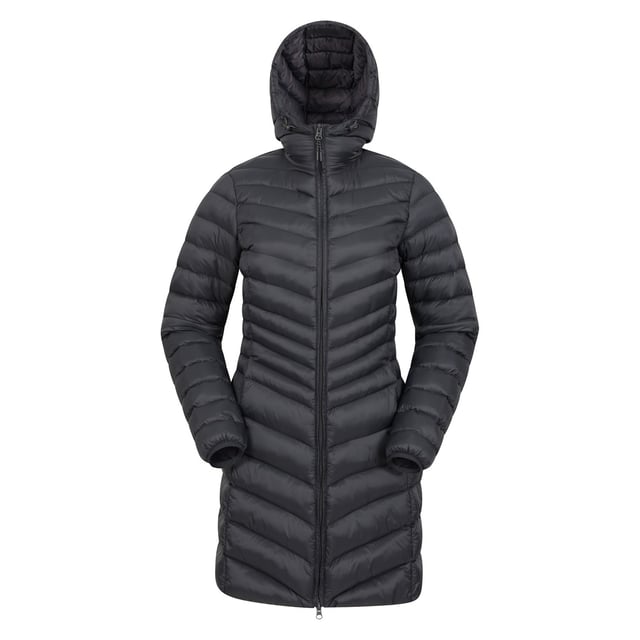 Mountain Warehouse Womens Ladies Florence Long Padded Jacket Black