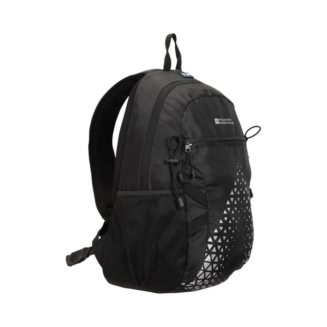 Fabric: Ripstop. Fabric Technology: Breathable. Design: Contrast Detail, Logo, Triangular. Fastening: Toggle, Zip. Adjustable Chest Strap, Air Mesh Back, Carry Strap, Hydration Bladder Compatible, Laptop Sleeve, Padded Back, Padded Hip Belt, Reflective Detail. Compartments: 1 Main Compartment, Bottle Holder. Capacity: 25.1L. Please Note: Hydration Bladder Not Included.