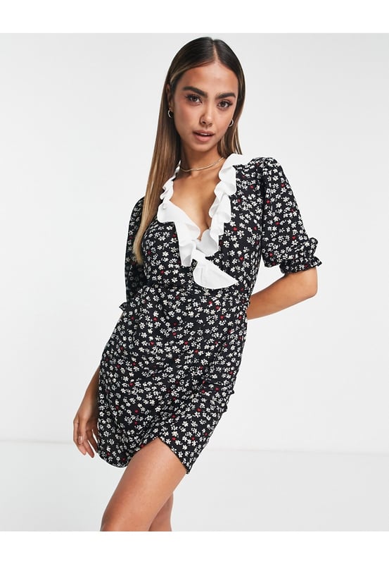 Miss selfridge wrap dress store