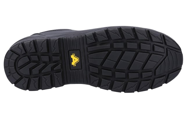 Introducing our lightweight, vegan-friendly safety boots, perfect for both vegans and vegetarians. Designed to meet industrial standards, these boots feature a 200J steel toe cap and a steel midsole for superior protection.
The upper is crafted from non-leather microfiber, synthetic PU, and breathable mesh, ensuring a comfortable fit. With impact and compression resistance from the 200 Joule steel toe cap and a penetration-resistant steel midsole, your feet will be well protected.
The padded collar and tongue provide added support and comfort, while the easy-change pull-on loop makes them convenient to wear. A scuff cap helps protect the toe cap from abrasions and general wear.
These boots boast a lightweight and flexible dual-density polyurethane outsole, conforming to European EN ISO 20345:2011 SBP SRC safety footwear standards.
- Synthetic Upper
- Lace Closer
- Steel Toe Cap
- Lightweight Design
- Padded heel and ankle collar
- Heel pull tab for easy on / off wear
- Toe bumper for added protection
- Durable rubber outsole
- Amblers branding