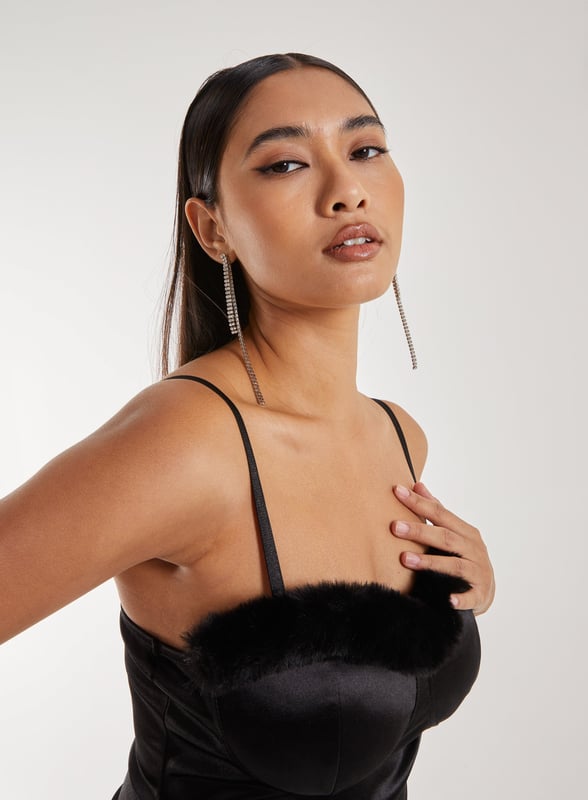 Honey Strapped Cupped Bodysuit