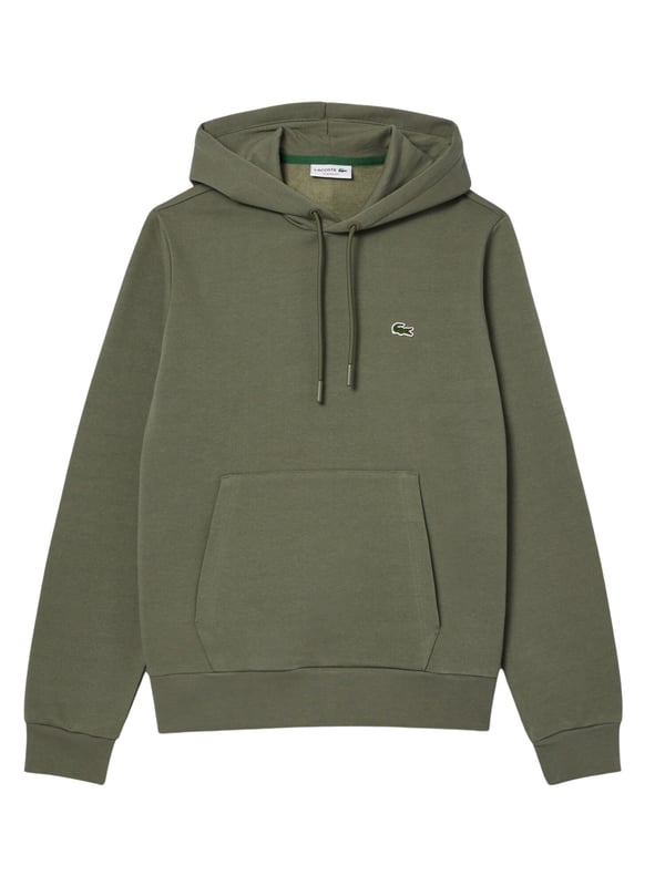 No compromises when it comes to style, comfort and durability. Trendy, warm, lightweight: a must-have for the crocodile wardrobe. Solid-colored hoodie with kangaroo pocket and label detail in a loose fit.