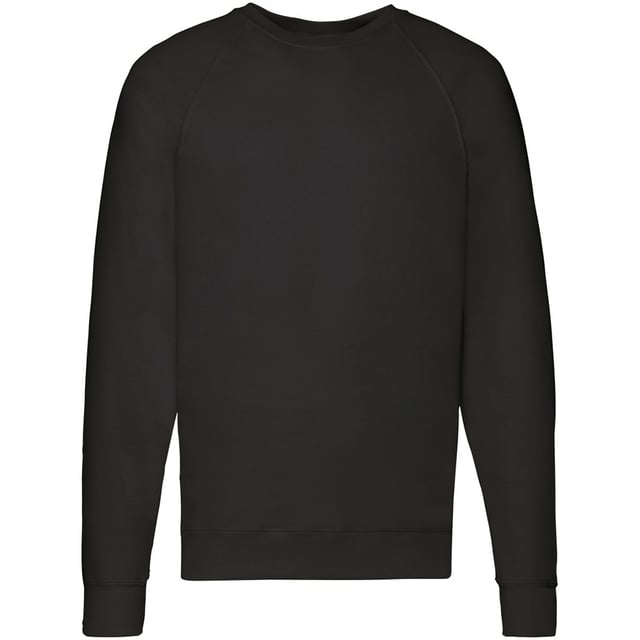 Lightweight unbrushed fleece. Raglan sleeves. Neck, waist and cuff in Cotton/Lycra® rib. Produced using Belcoro® yarn for a softer feel and cleaner printing process. Weight: 240g/m². Fabric: 80% Cotton 20% Polyester. Size: 2XL (Chest To Fit (ins): 47-49). Size: L (Chest To Fit (ins): 41-43). Size: M (Chest To Fit (ins): 38-40). Size: S (Chest To Fit (ins): 35-37). Size: XL (Chest To Fit (ins): 44-46).