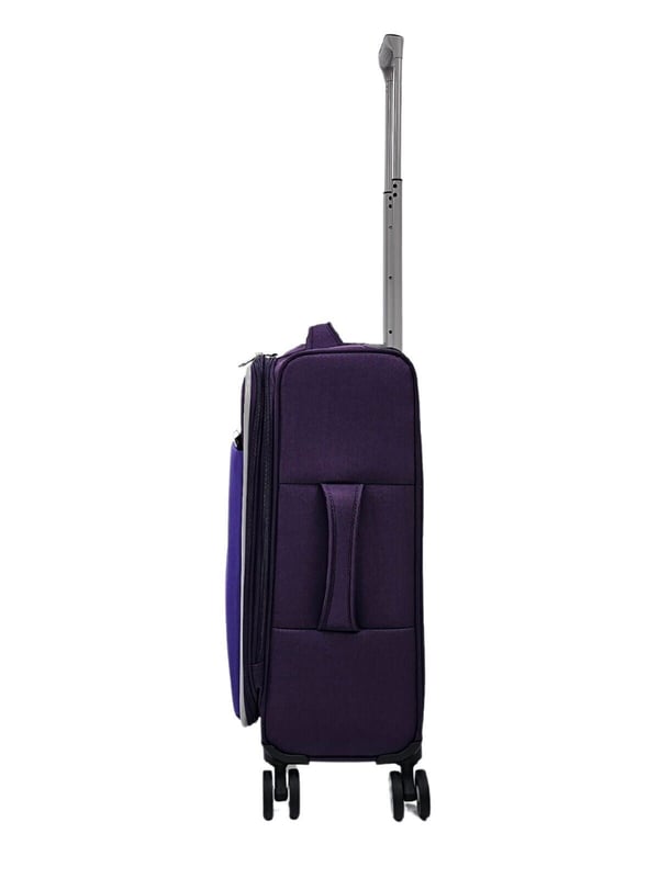 Maleta Eagle Dignity: ¡Eleva tu viaje con estilo y practicidad!  
Presentamos la Maleta Eagle Dignity, una fusión perfecta de estilo y funcionalidad diseñada para mejorar tu experiencia de viaje. Esta maleta mezcla una estética elegante con características inteligentes para satisfacer todas tus necesidades de viaje.  
Diseño distintivo en dos tonos: Haz una declaración dondequiera que vayas con la exclusiva combinación de colores en dos tonos de la Maleta Eagle Dignity, acentuada por elegantes rayas en el medio. Esta maleta no es solo equipaje; es una expresión de tu estilo refinado.  
Maniobrabilidad sin esfuerzo: Con ruedas giratorias, la Maleta Dignity se desliza sin esfuerzo a tu lado, asegurando una navegación suave a través de aeropuertos concurridos o calles de la ciudad. El mango telescópico se ajusta fácilmente, permitiéndote encontrar la altura perfecta para un manejo cómodo.  
Interior organizado: Dentro de la maleta, un forro de red seguro mantiene tus pertenencias en su lugar, incluso durante trayectos bruscos. Las correas para equipaje añaden una capa extra de organización, asegurando que tu ropa permanezca bien empacada y libre de arrugas.  
Tamaños y colores versátiles: La Maleta Eagle Dignity ofrece tres tamaños diferentes para satisfacer tus necesidades específicas de viaje, ya sea una escapada de fin de semana o unas vacaciones prolongadas.  
Construida para la durabilidad: Diseñada con la durabilidad en mente, esta maleta soporta las exigencias del viaje. Su robusta construcción asegura que tus pertenencias permanezcan protegidas a lo largo de tu trayecto.  
Viaja con estilo y comodidad: Experimenta el viaje en su máxima expresión con la Maleta Eagle Dignity. Su diseño llamativo, características prácticas y una variedad de tamaños y colores la convierten en la compañera de viaje ideal para todas tus aventuras. ¡Eleva tu experiencia de viaje hoy!  
• Ruedas giratorias suaves de 360° para una movilidad sin esfuerzo  
• Cerradura integrada aprobada de 3 dígitos para mayor seguridad.  
• Construida con material de poliéster ultra resistente de 600 Denier para durabilidad.  
• Mango telescópico autolock y cierre con cremallera para un uso fácil.  
Juego completo de 3 tamaños | Cabina+ Mediana+ Grande,  
• Maleta de cabina de 19 pulgadas - Tamaño 56 x 36 x 22 cm Peso: 2.5Kg Capacidad: 46 Litros  
• Maleta mediana de 25 pulgadas - Tamaño 72 x 44 x 26 cm Peso: 3Kg Capacidad: 90 Litros  
• Maleta grande de 29 pulgadas - Tamaño 81.5 x 49 x 30 cm Peso: 3.5Kg Capacidad: 128 Litros  
Nota: Este producto se presenta en un juego de múltiples tamaños, y recibirás todos los tamaños que se ven en las imágenes.