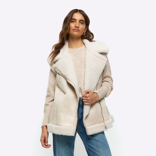 River island hotsell gilet womens