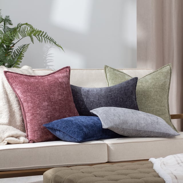 Relax in everyday luxury with the beautifully designed Buxton cushion. Complete with a soft, luxe-feel woven fabric, this reversible design is finished with an Oxford edge trim, and available in a range of soft jewel tones.