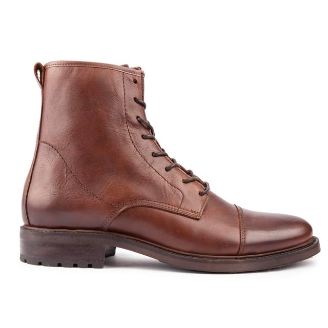 Slim lace up boots discount