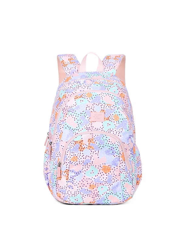 Mochila unisex. El cierre es con cremallera. Hay tres bolsillos internos abiertos. Hay tres bolsillos externos con cremallera y dos laterales abiertos. La bandolera es ajustable y extraíble en tejido. El mango está fabricado en nailon. Hay tres compartimentos internos. El material exterior es poliéster. Internamente está forrado en poliéster. Medidas: 30x17x43 cm. Producto de moda
