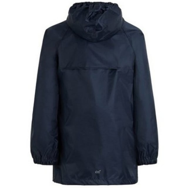 The Stormbreak is our kids Outdoor Adventure longer length waterproof shell jacket. This best selling wet weather hero uses our Hydrafort technology - a tough-wearing fabric that keeps the wind and rain out. Other downpour shields include taped seams and elasticated cuffs. Throw it over fleece and bodywarmers for cold weather protection.¬†100% Polyester. Regatta Kids Sizing (chest approx): 2 Years (53-55cm), 3-4 Years (55-57cm), 5-6 Years (59-61cm), 7-8 Years (63-67cm), 9-10 Years (69-73cm), 11-12 Years (75-79cm), 32" (79-83cm), 34" (83-85cm).