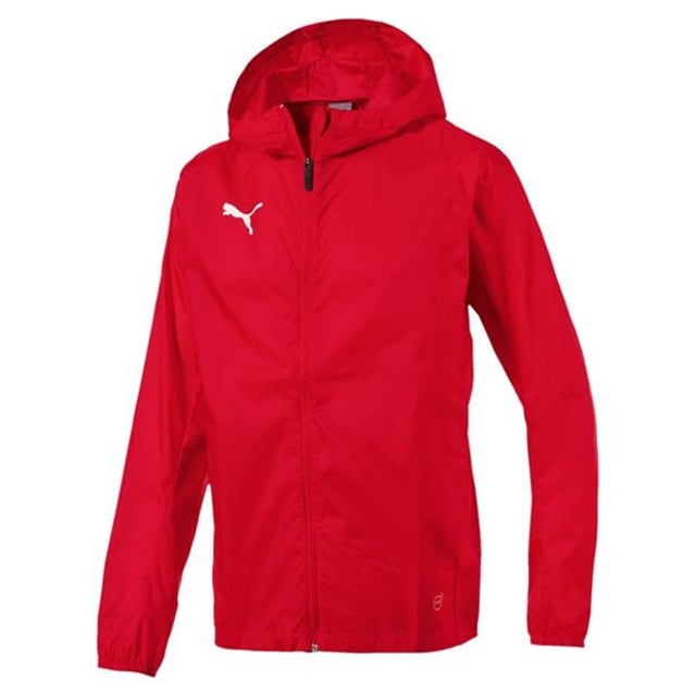 Men's Puma Train Rain Jacket in Red