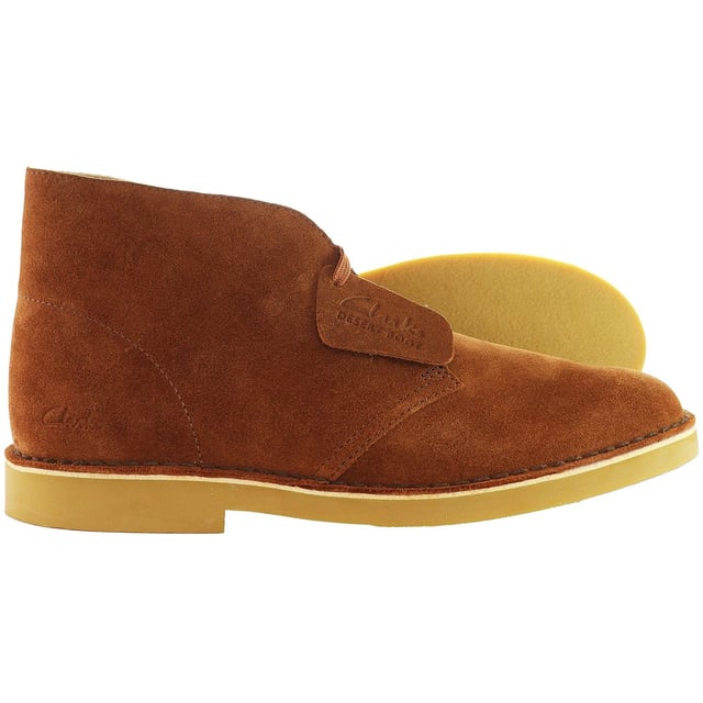 Clarks ladies brown boots discount