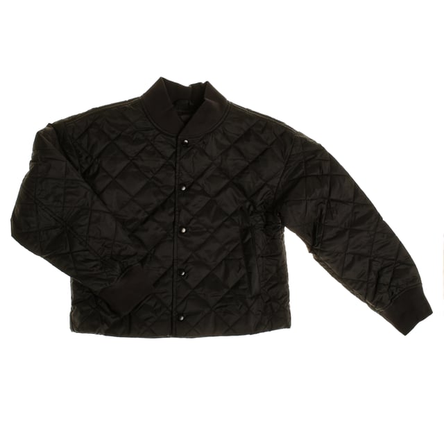 Gap girls' puffer jacket, designed with lightweight padding and high-performance insulation.

 It features a snap button closure on the front.

 Slanted front pockets offer convenience and a touch of style.

 It features a bomber-style collar and long sleeves with elastic cuffs.

 Made from 100% recycled polyester, this jacket is part of the Gap for Good initiative, committed to sustainability.

 It uses recycled materials to reduce the impact on natural resources, taking care of both the well-being of girls and the planet.
 Composition: Shell: 100% Polyester; Lining: Acrylic; Interior: 100% Polyester; Filling: 100% Polyester
 Care:
- Machine wash cold on delicate cycle.
 - Use non-chlorine bleach when necessary.
 - Do not dry clean.