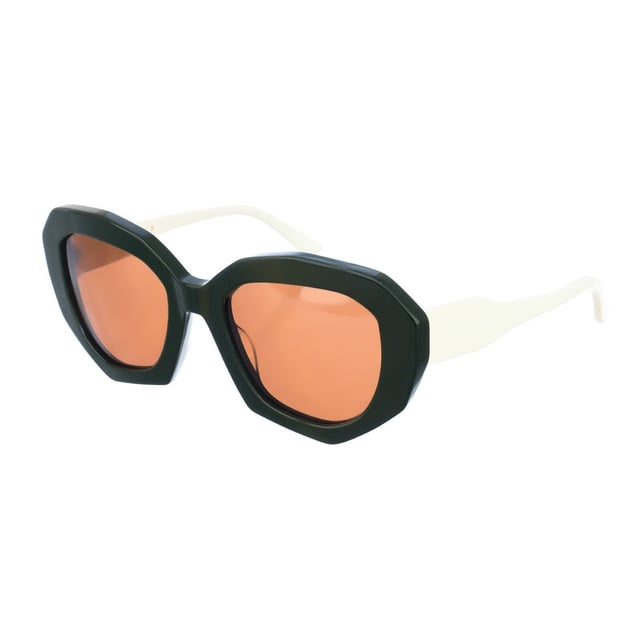 Sunglasses with acetate frame.
 Oval shaped.
 Original and sophisticated design.
 Acetate temples.
 100% UV Protection.
 Anti-reflective lenses.
 Includes: All our products are sent inside their original box.
 Measures: Lens height: 57 mm. Lens width: 55mm. Bridge: 22mm. Temples: 140mm.
 Composition: Acetate
 Care:
Clean the glasses with soap and water.
 - Do not use dirty or abrasive cloths, which may alter the characteristics of the filters.
 - Use only original accessories and spare parts.
