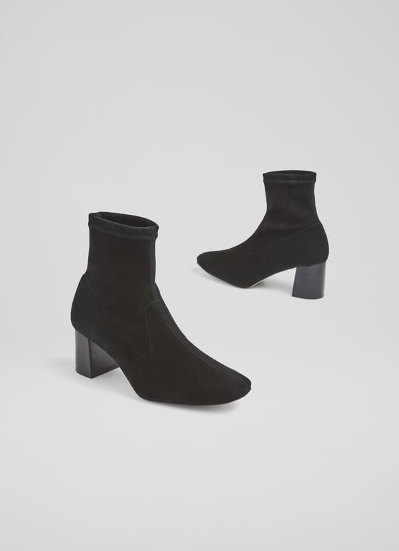 Lk bennett clearance black suede boots