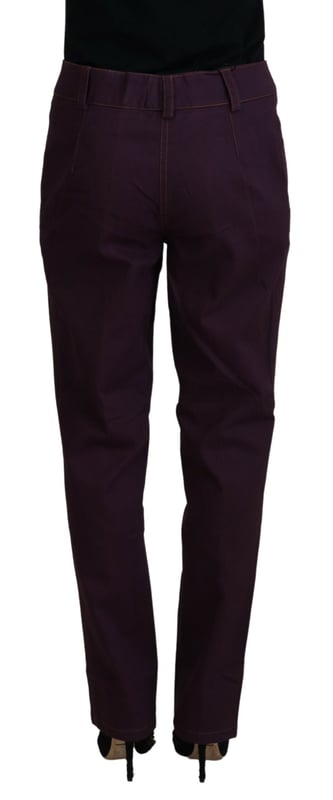 Brand: BENCIVENGA
  Condition: New with tags
  Style: Tapered Pants
  Material: 95% Cotton 5% Elastane
  Color: Purple
  Logo details
  Made in Italy
  Gender: Women
Material: 95% Cotton 5% Elastane