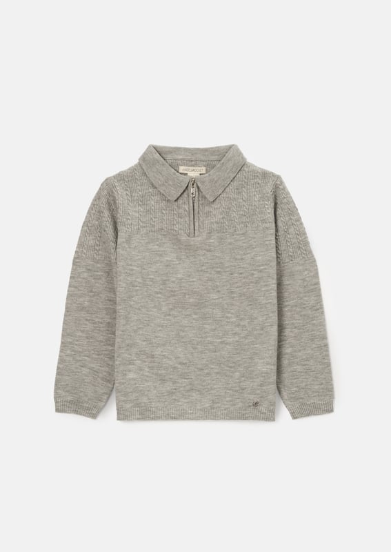 For the boy who knows his own style. This true knit long sleeve polo is a key trend for the season and is the perfect way to do smart in a new way. Super soft. button thru and sooo stylish.