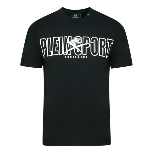 Plein Sport Bold Branded Logo Black T-Shirt. Philipp Plein Sport Black T-Shirt. Regular Fit, Fits True To Size. Plein Sport Branded Logo. 100% Cotton. Style Code: TIPS1100 98