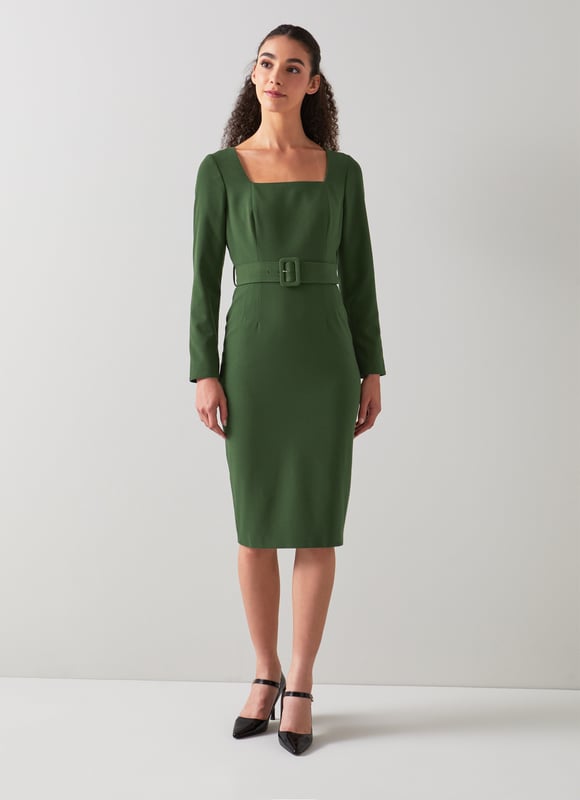 LK Bennett Carrington Dress, Forest