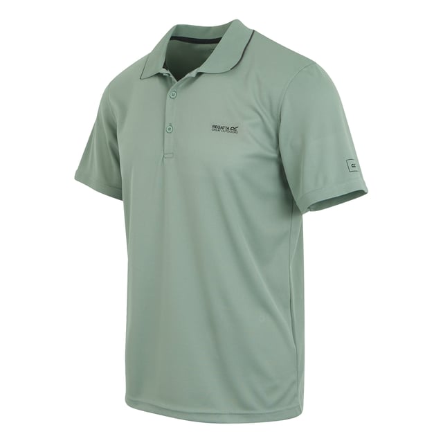 100% Polyester. Fabric: Piqué. Design: Plain. Fastening: Button. Top Style: Button Up. Neckline: Button-Down, Collared. Sleeve-Type: Short-Sleeved. Fabric Technology: Breathable, Lightweight, Moisture Wicking. 3 Button Placket, Logo, Quick Dry, Ribbed Cuff, Soft Touch, Stretch. Length: R. Fit: R. S: 38 in. M: 40 in. L: 42 in. XL: 44 in. XXL: 48 in. 3XL: 51 in. 4XL: 54 in. 5XL: 57 in.