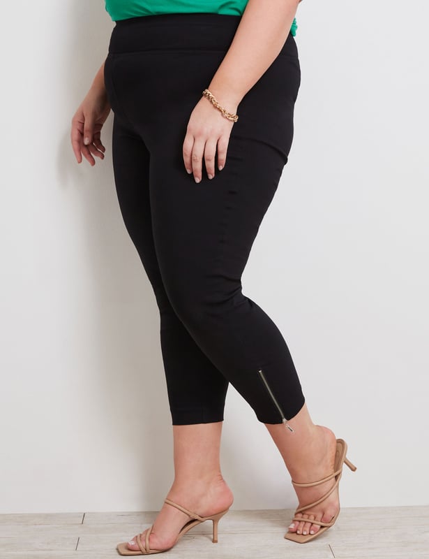 Plus size 2025 black capris