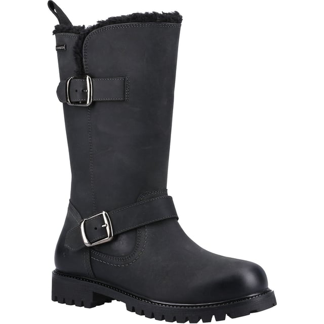 A perfect choice for wet winter days this waterproof boot will keep you comfortable in style, featuring a cosy shearling and textile lining, and a waterproof memory foam insole you can stay dry and warm all day long