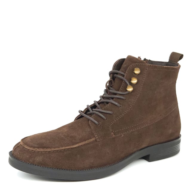 Discover Ealing, a classic lace up boot in a soft suede leather upper, complete with top lace hooks and side zip fastening for an easy-to-wear everyday style.