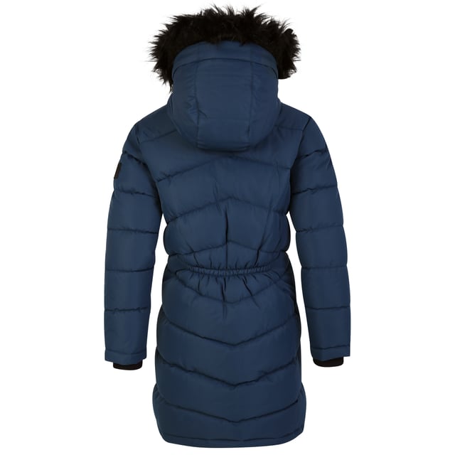 Lining: Cire Finish. Fabric: Iloft Ecofill. Design: Logo, Quilted. Fabric Technology: Ared 10000, Breathable, DWR Finish, Insulating, Waterproof, Weather Resistant. Neckline: Hooded. Inner Sleeve Cuff. Sleeve-Type: Long-Sleeved. Hood Features: Faux Fur Trim, Grown On Hood, Removable Trim. Pockets: 2 Lower Pockets, Zip. Fastening: Full Zip. Sustainability: Made from Recycled Materials. Waistline: Part Elasticated.