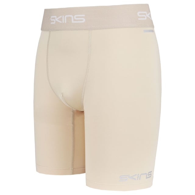 Skins DNAmic Force Mens Beige Compressiong Half Tights Shorts