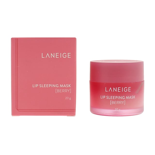 Laneige Lip Sleeping Mask EX Berry is a highly nourishing and hydrating lip treatment that helps restore and revitalize dry, chapped lips while you sleep. This variant features a delightful berry scent, adding a touch of sweetness to your skincare routine. The Lip Sleeping Mask EX Berry has a rich, balm-like texture that glides effortlessly onto the lips, providing a comforting and luxurious sensation. The product is designed to be left on overnight, allowing the potent ingredients to work their magic while you sleep. In the morning, you'll wake up to beautifully moisturized and rejuvenated lips.