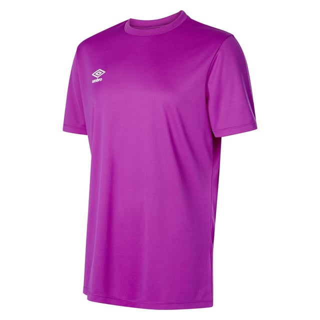 100% Polyester. Stoff: Mikro-Öse. Design: Gestapeltes Logo. Ausschnitt: Rundhalsausschnitt, gerippt. Ärmel-Typ: Kurzärmelig.