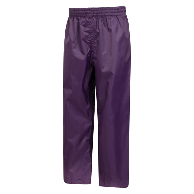 thumbnail image 2 of Mountain Warehouse Gale Kids Waterproof Overtrousers - Children's Rain Pants, Elastic Waist, Lightweight 2 of 9