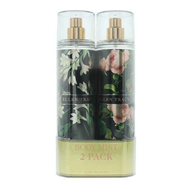 A delightful Ellen Tracy two piece set comprising of two of her delicious body mists. This one includes Confident and the Courageous Mist. This is an ideal gift for any occasion.