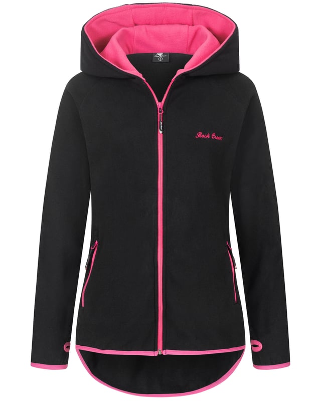 Rock Creek Fleecejacke Schwarz