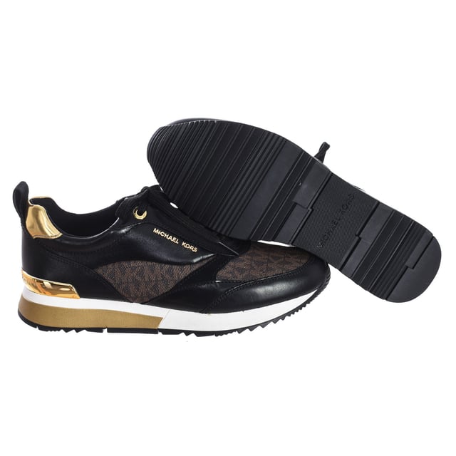 Allie leather and canvas sneaker on sale