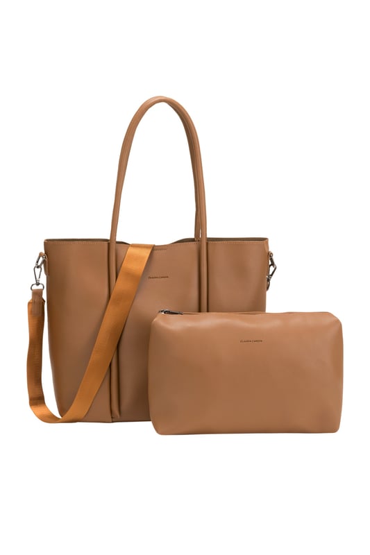 This tote bag is the perfect balance of style and convenience. Its versatile design, featuring both shoulder straps and a crossbody option, ensures it adapts to your lifestyle while maintaining a sleek and polished look. 
Features: 
Detachable adjustable crossbody strap.
Twin shoulder straps.
Debossed logo.
Mag-dot fastening.
Removable pouch with zip fastening.