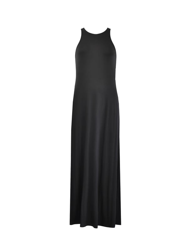 Co-founders' Notes

Our Black Jersey Racer Maxi Dress features a modern racer neckline and a soft-touch viscose blend jersey for a luxurious feel. This unlined dress is designed for easy wearing with a keyhole and button detail at the back neck, perfect for a quick and stylish outfit. With its chuck-on style and full maxi-length hem, this dress seamlessly combines comfort and contemporary flair.

Maxi length

Keyhole and button fastening at back
Unlined style
True to size. Try your usual size

  


Fabric &amp; Care



Composition: Main: 95% Viscose 5% Elastane


Garment Care: Machine washable



Size &amp; Fit


True to size. Try your usual size

Length: 143cm (size 10)

Model is 170 cm/5'7" and is wearing a size 10